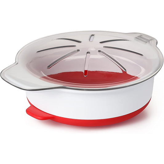 Quick Cooking Microwavable Egg Cooker - Red