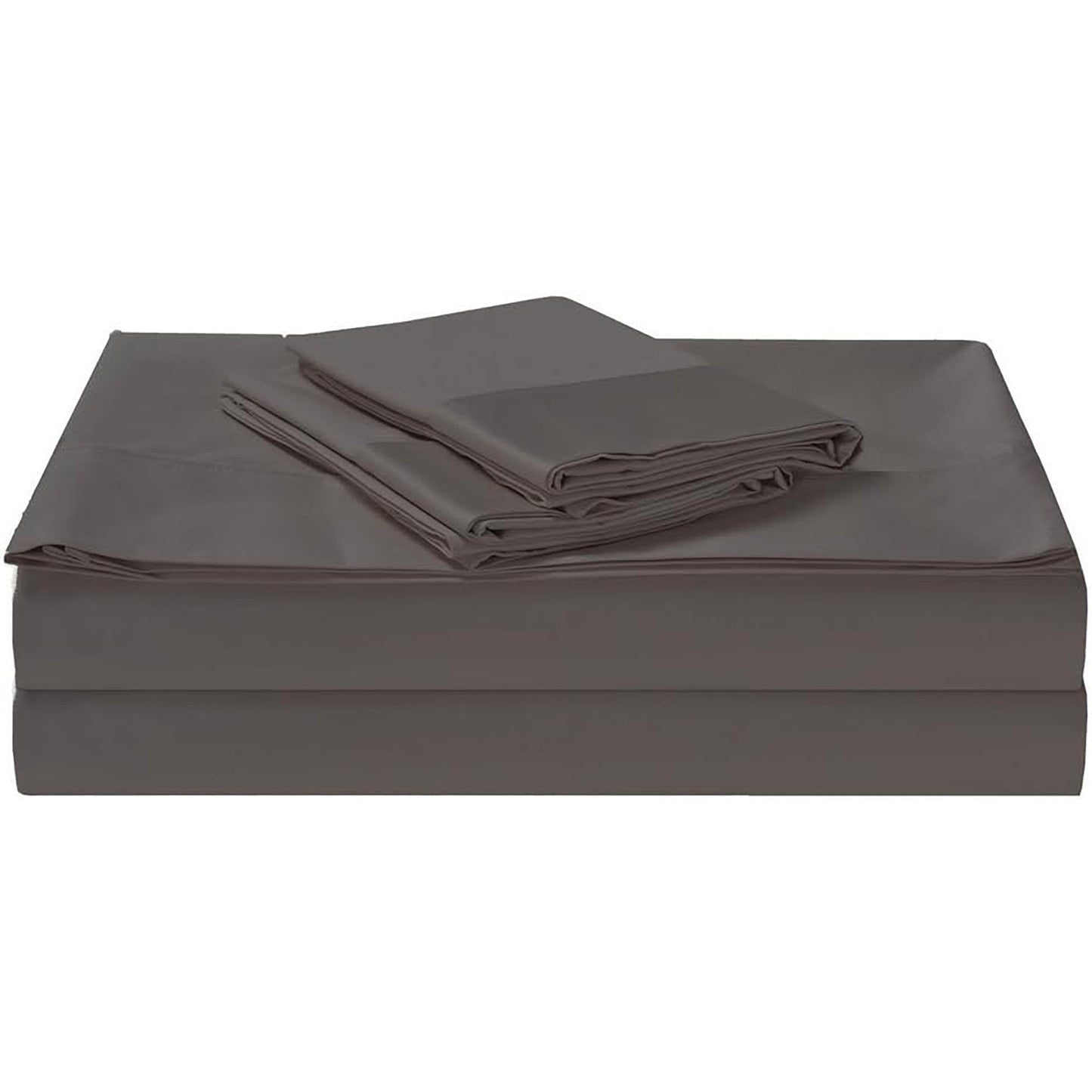 1200TC Egyptian Cotton Luxury Deep Pocket Bed Sheet Set - Charcoal