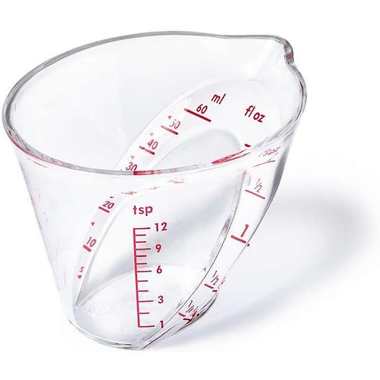 BPA Free Mini Angled Clear Measuring Cup - 60 ML