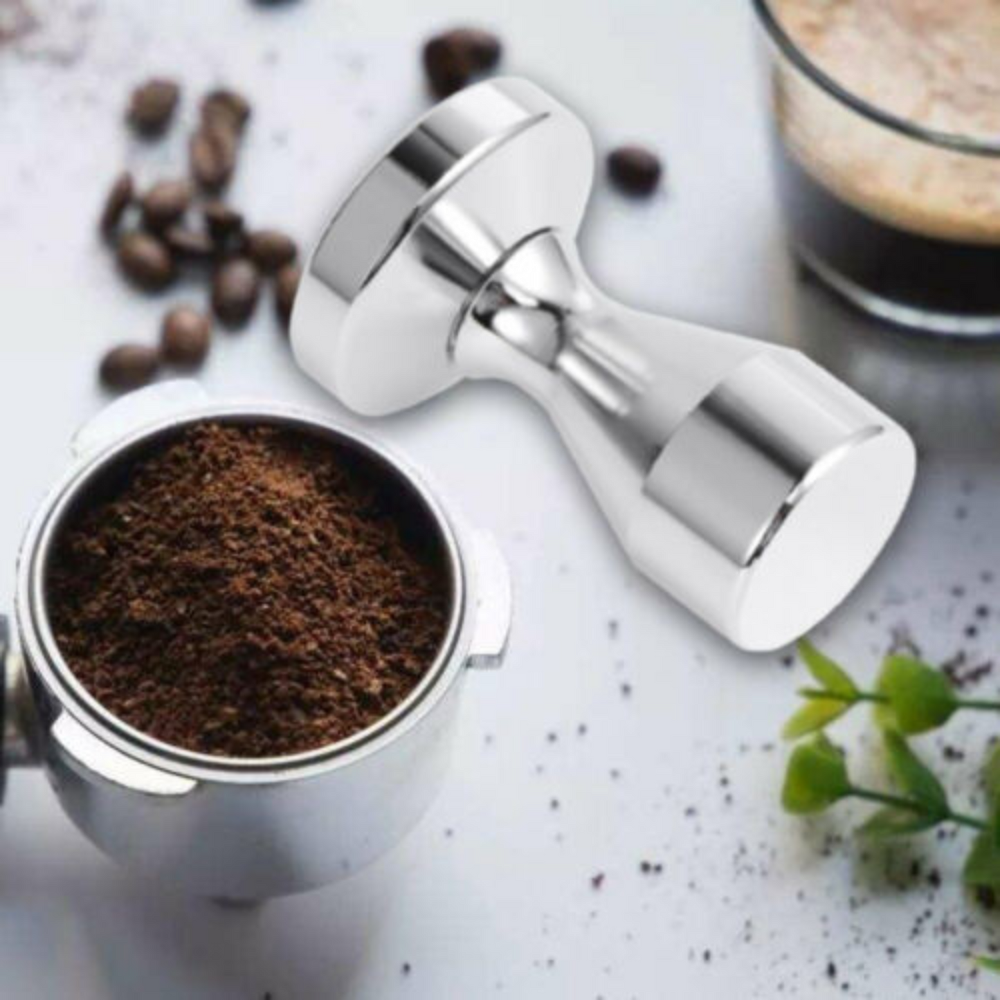 51MM Coffee Tamper Polished Stainless Steel Espresso Barista Tool