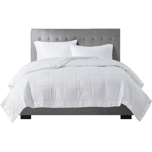 Lightweight Microfibre Down Alternative Blanket - White