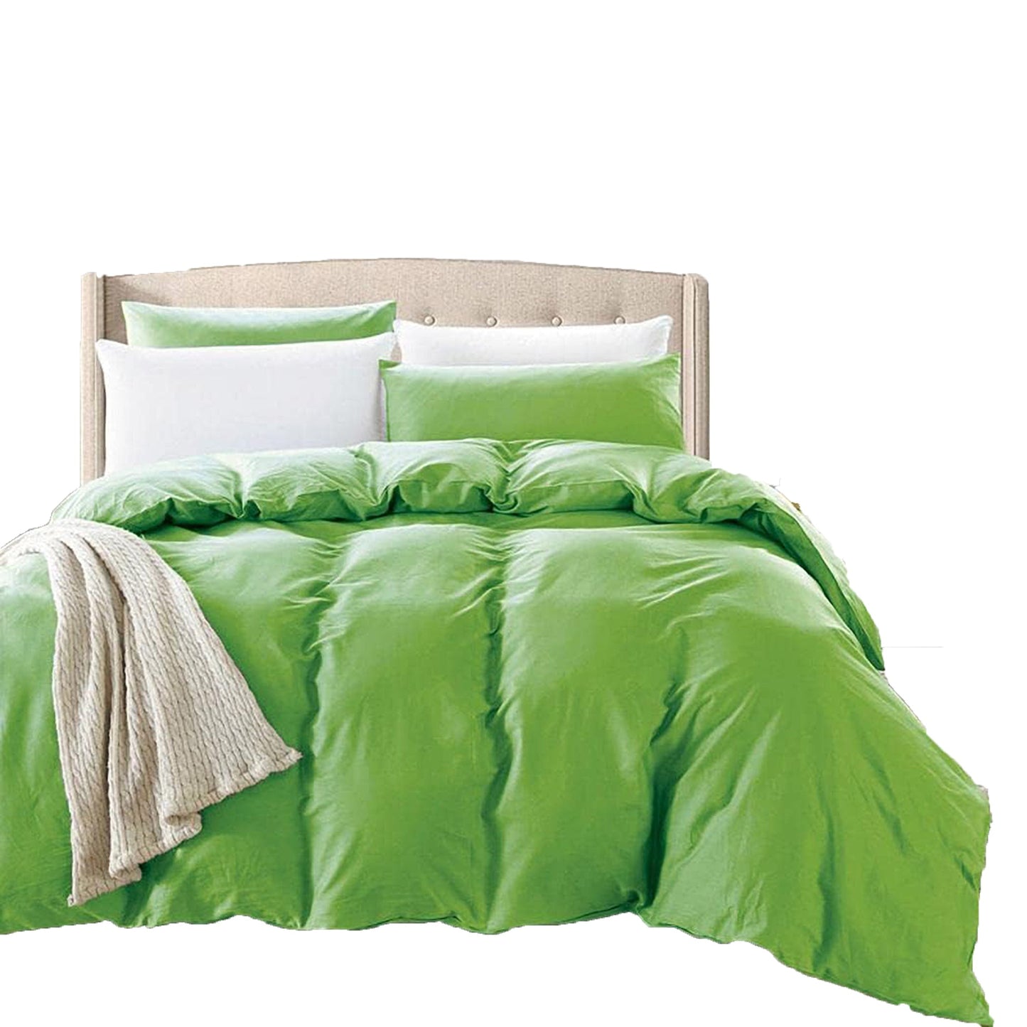 2000 TC Premium Ultra Soft Microfibre Quilt Cover Set - Green
