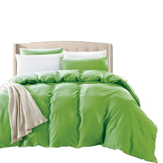 2000 TC Premium Ultra Soft Microfibre Quilt Cover Set - Green