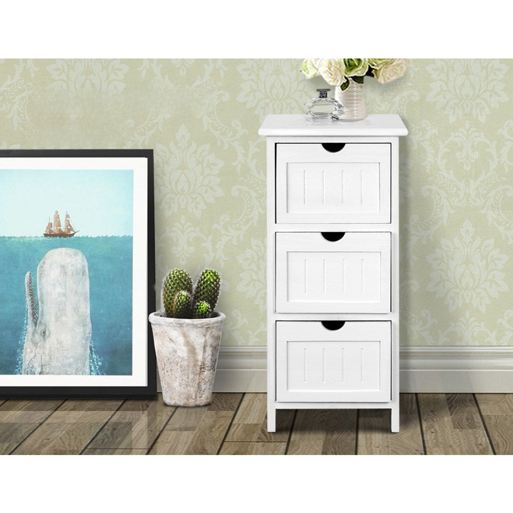 Bedside Table - White