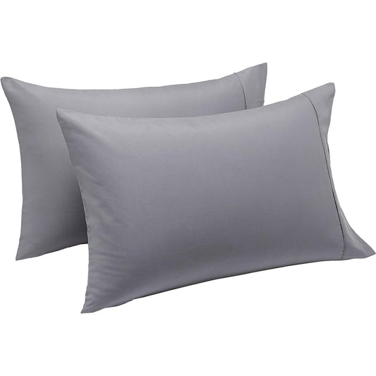 Lightweight Super Soft Easy Care Microfibre Pillowcase - Dark Grey