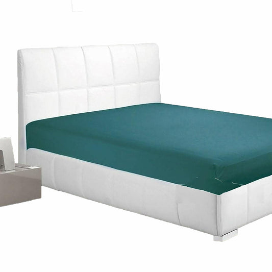 2000 TC Full Elastic Soft and Luxury Deep Pocket Fitted Bed Sheet - Biscay Blue