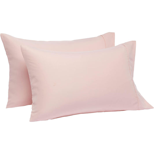 Lightweight Super Soft Easy Care Microfibre Pillowcase - Blush Pink