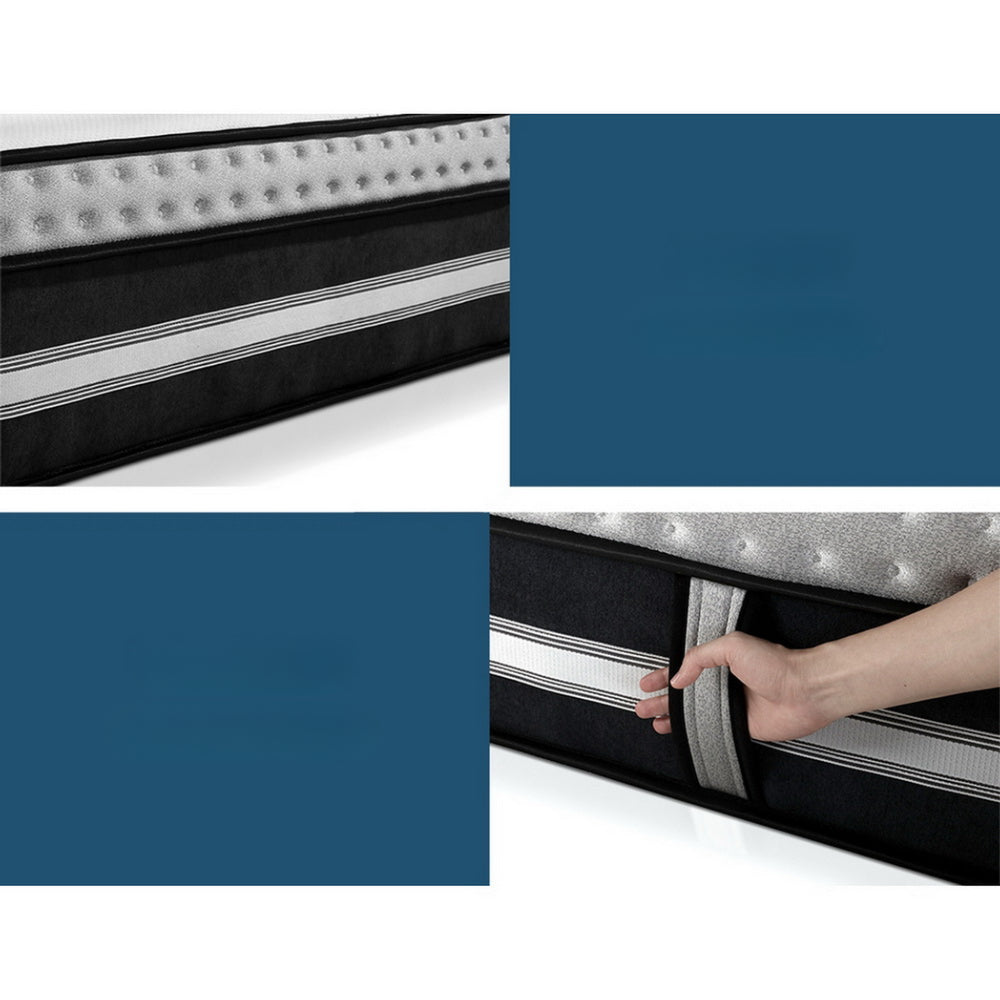 Bedding Galaxy Euro Top Cool Gel Pocket Spring Mattress - Queen