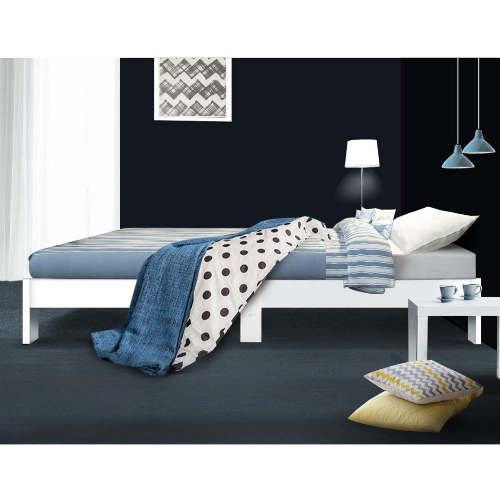 Bed Frame Single Wooden Bed Base Frame Size Timber Mattress Platform