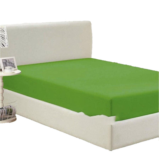 2000 TC Full Elastic Soft and Luxury Deep Pocket Fitted Bed Sheet - Green