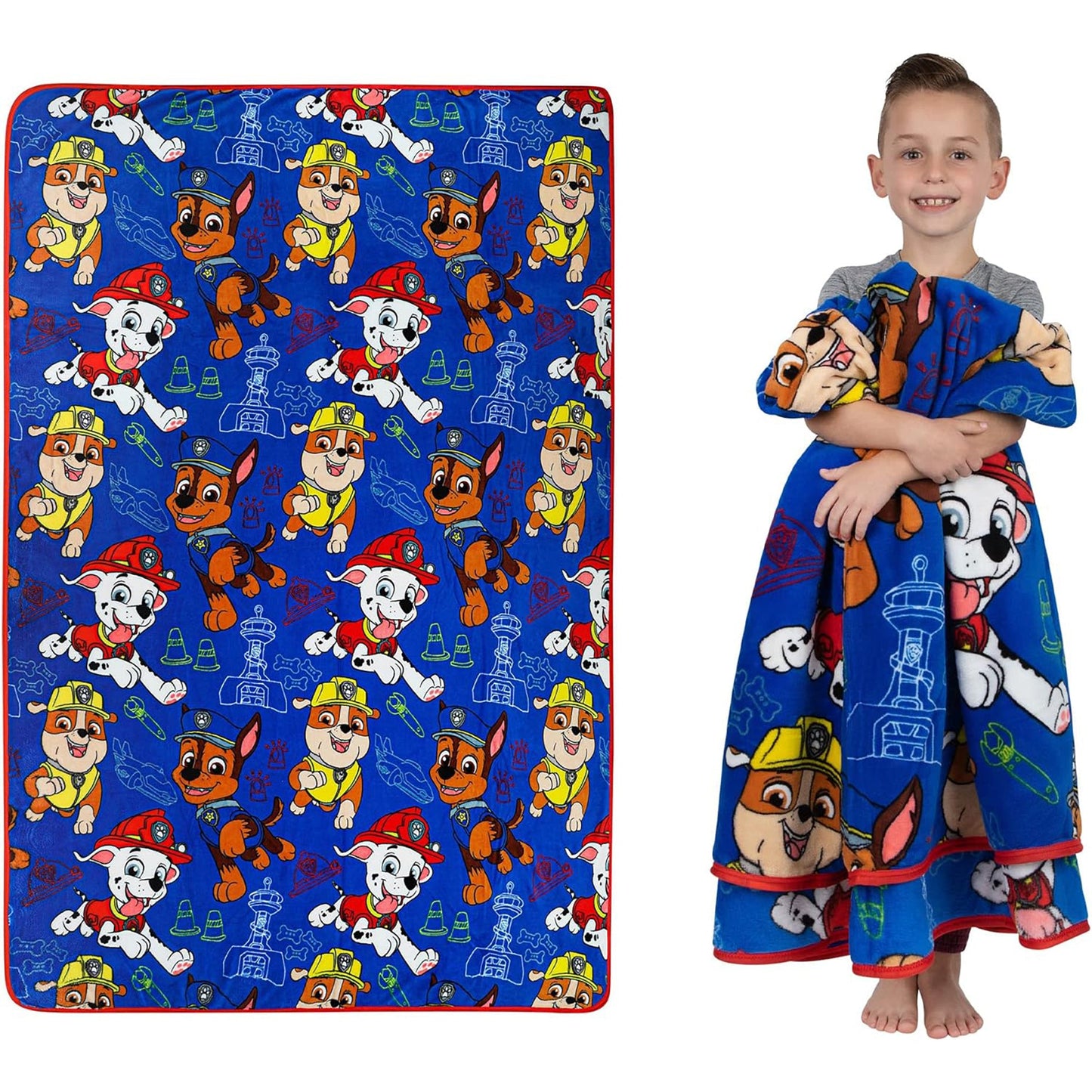 Bedding Super Soft Plush Throw Blanket - Paw Patrol