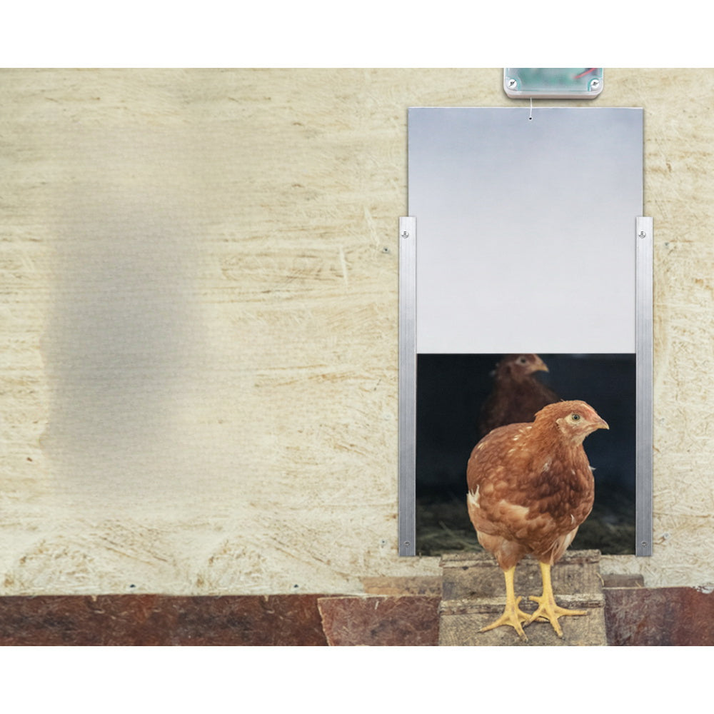 Animal Automatic Chicken Coop Door Opener Cage Closer