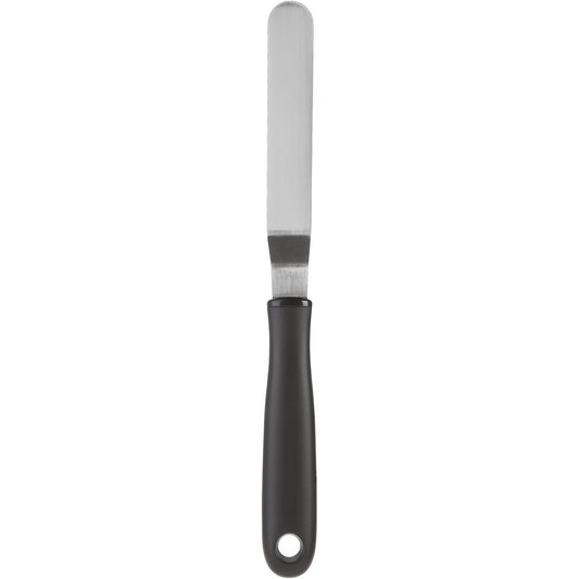 Stainless Steel Bent Icing Knife Small - Black