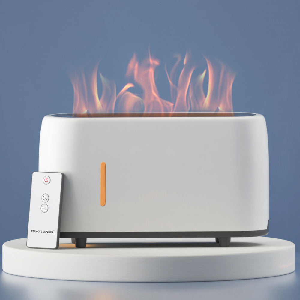 Ultrasonic Aroma Diffuser LED Flame Light
