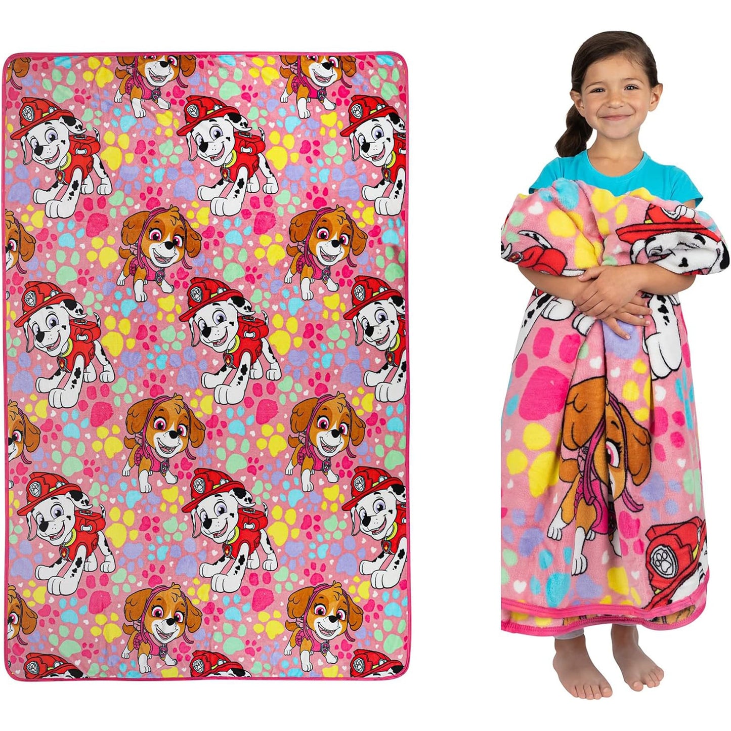 Bedding Super Soft Plush Throw Blanket - Paw Patrol Girls