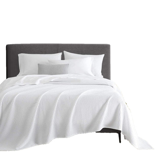 Lightweight Breathable 100% Egyptian Cotton Blanket - White