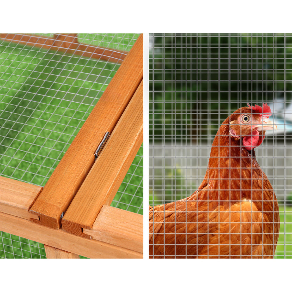 Wooden Pet Rabbit Hutch Chicken Coop Cage