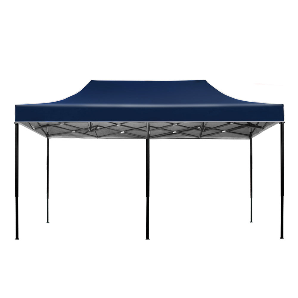 Gazebo Pop Up Marquee Outdoor Wedding Tent Kit Navy - 3x6m