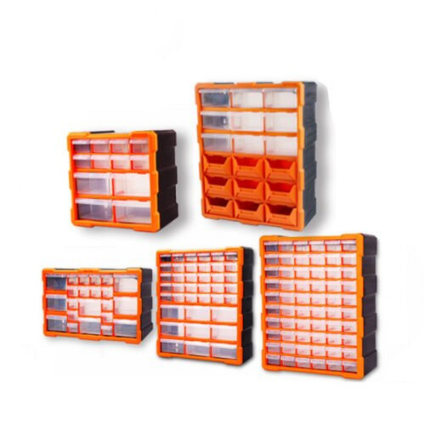 Tool Storage Organizer Parts Drawers Cabinet Box Chest with Dividers