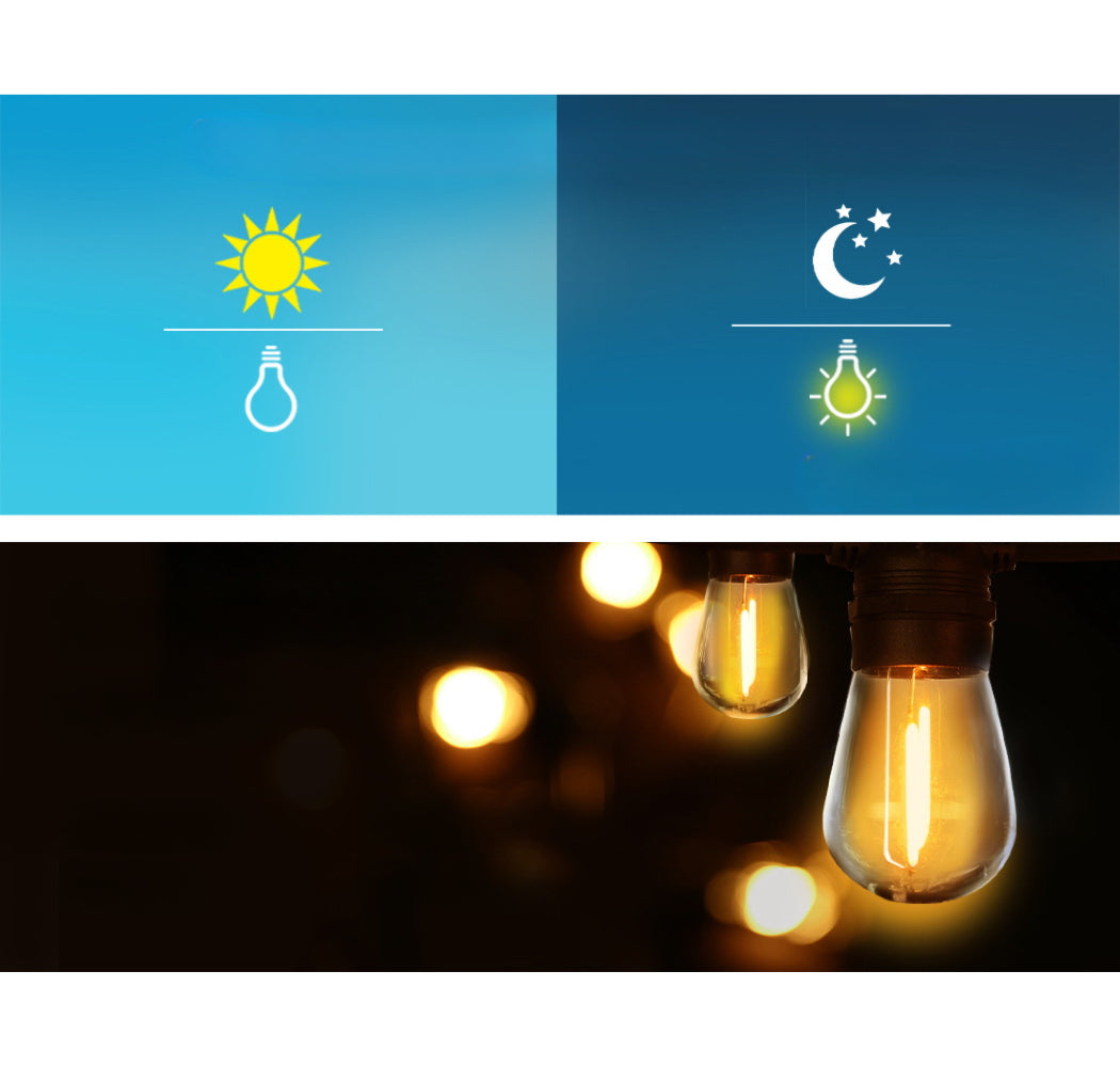 Solar LED String Lights Outdoor Party Garden Decor - 17m