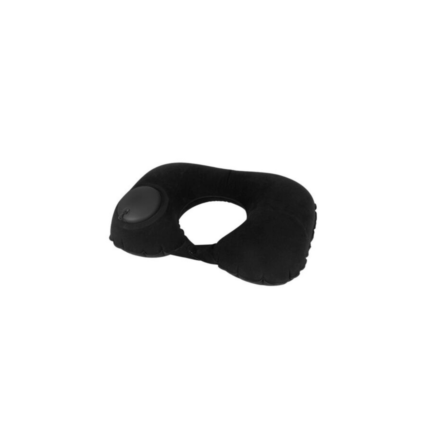 U Shaped Inflatable Neck Travel Pillow Press Type Car Flight Head Rest