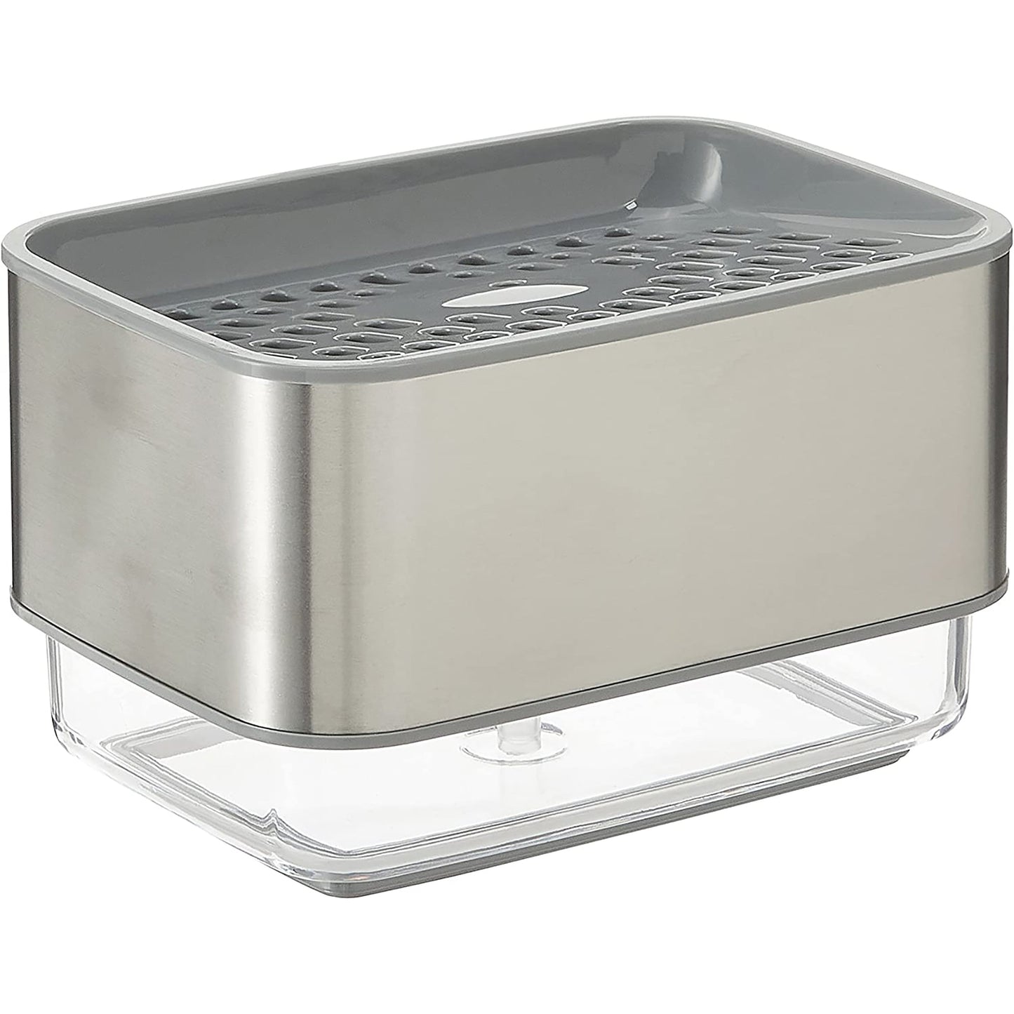 Soap Dispensing Sponge Holder Stainless Steel