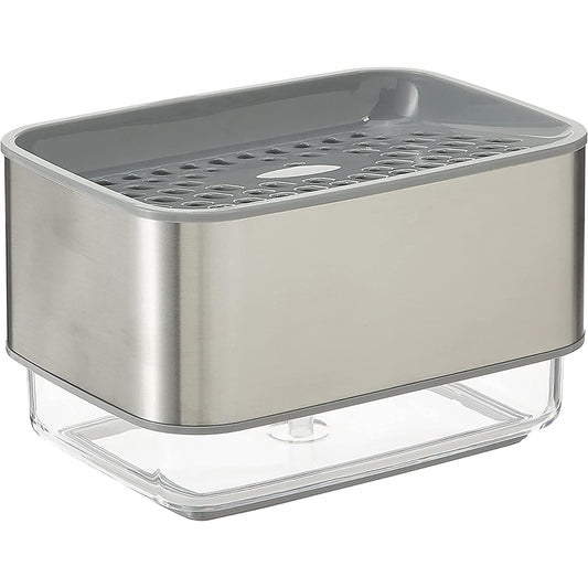 Soap Dispensing Sponge Holder Stainless Steel