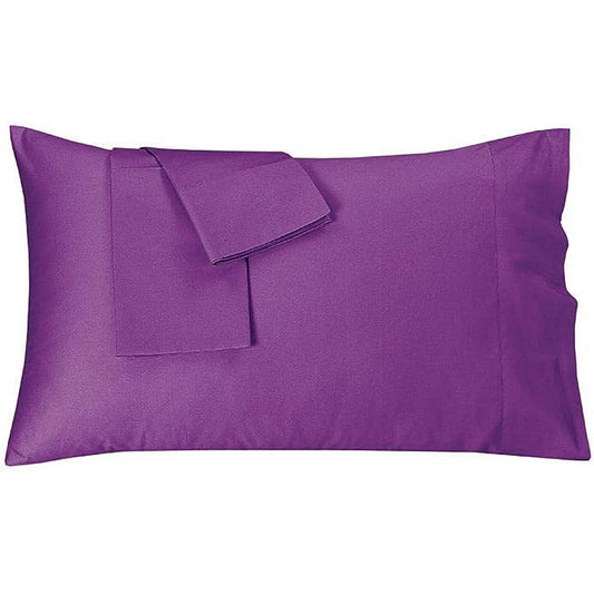 2-Piece 2000 Thread Count Egyptian Quality Microfibre Pillowcase - Purple