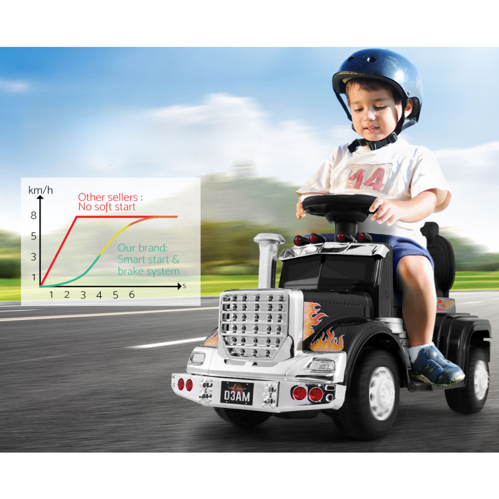 Ride On Cars Kids Electric Toys Car Battery Truck Childrens Motorbike Toy Black
