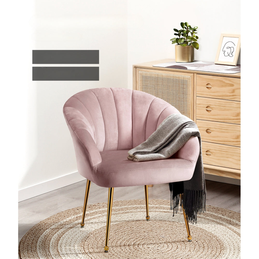 Armchair Lounge Chair Armchairs Accent Chairs Velvet Sofa Pink Couch