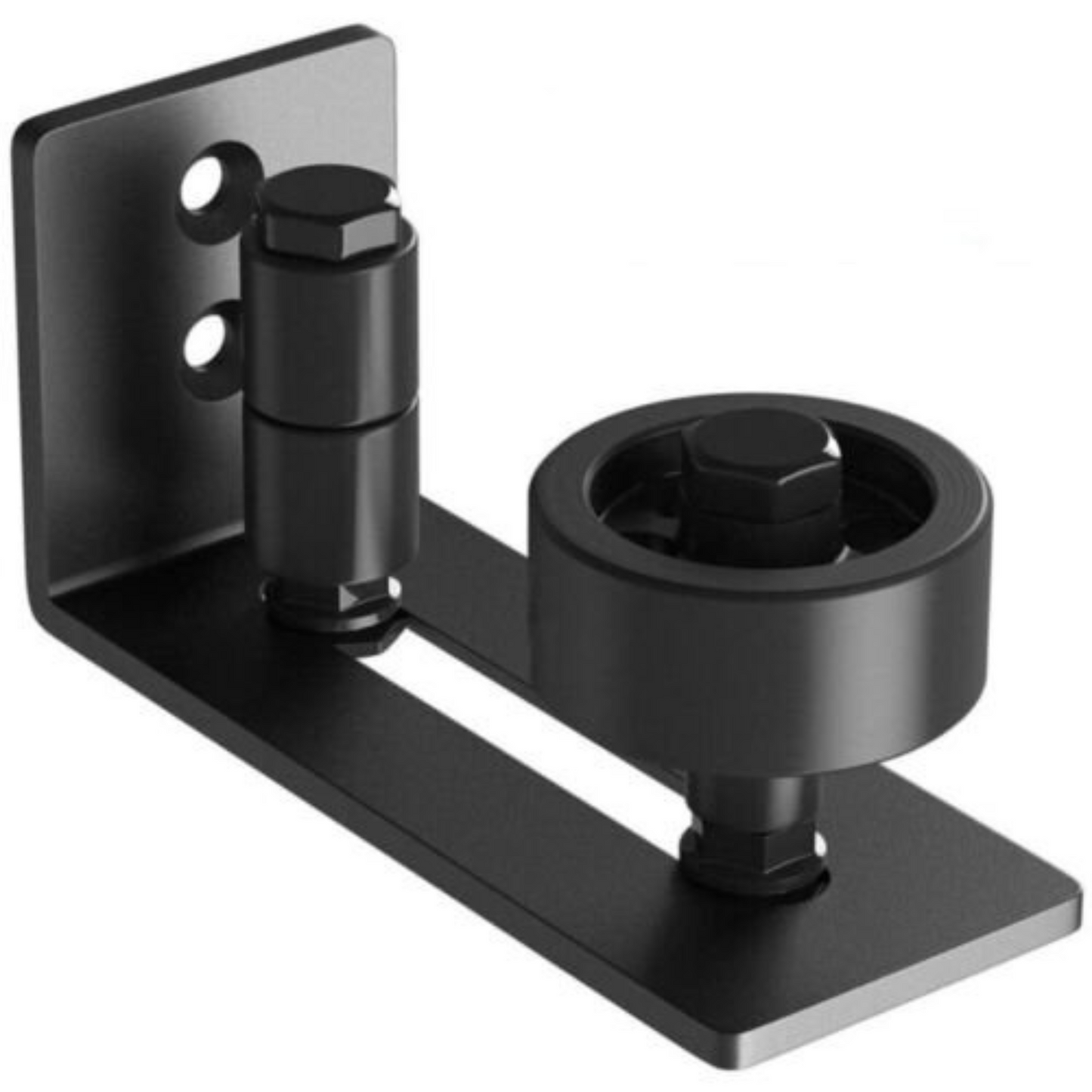 Adjustable Barn Door Sliding Hardware Wall Mount Floor Guide Roller