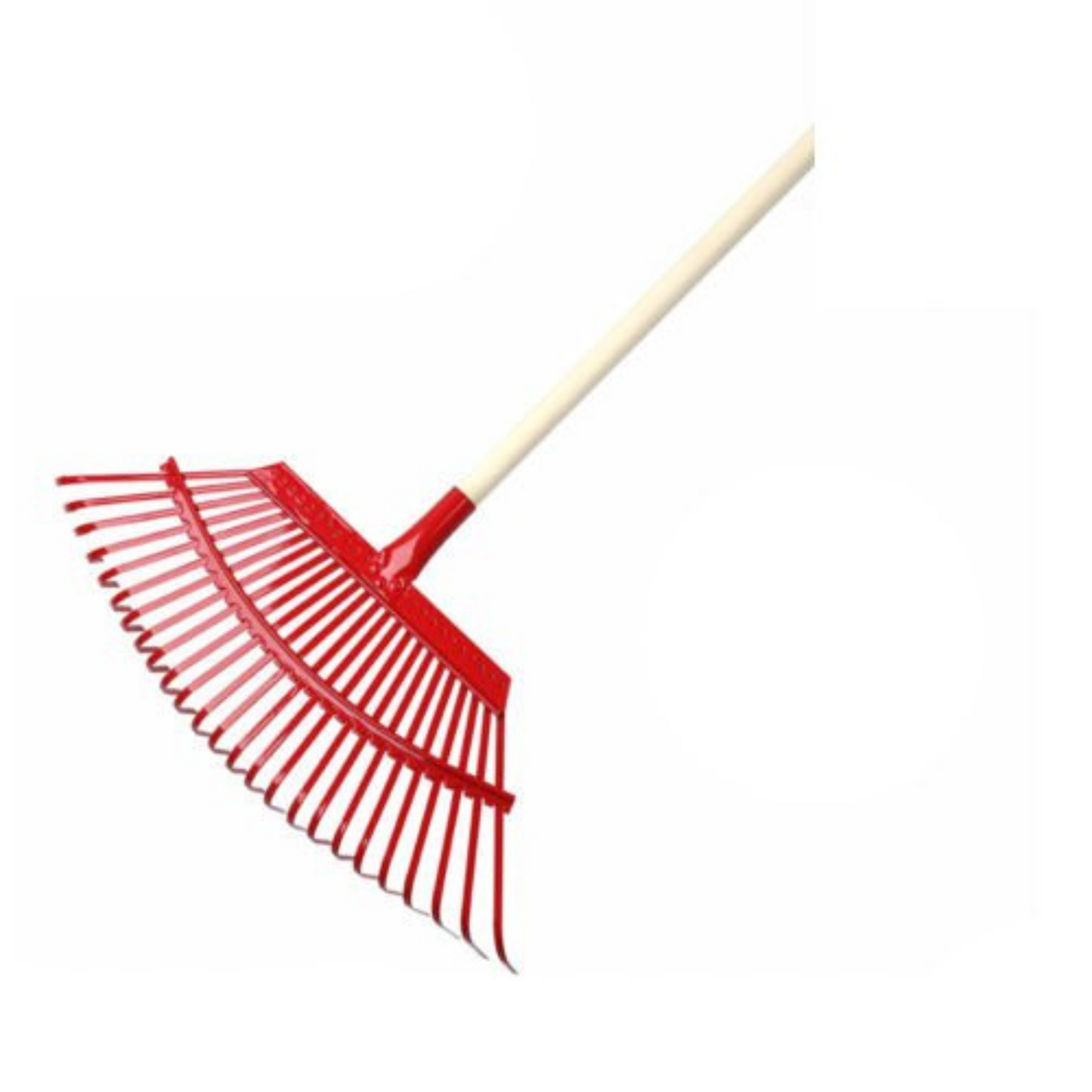 25 Teeth Metal Garden Leaf Rake Lawn Grass Rake Cleaning Tools Outdoor