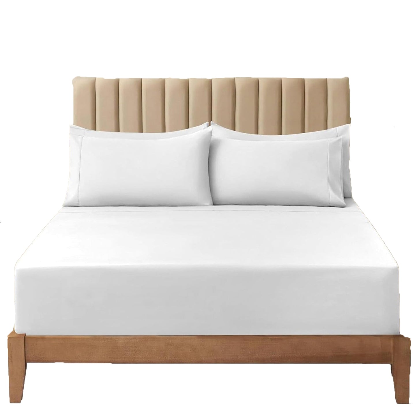 Soft Comfort Breathable Extra Deep Pocket Bed Sheet Set - White