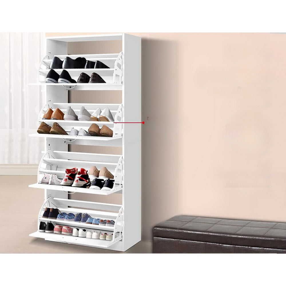 60 Pairs Shoe Cabinet Shoes Rack Storage Organiser Shelf Cupboard Drawer