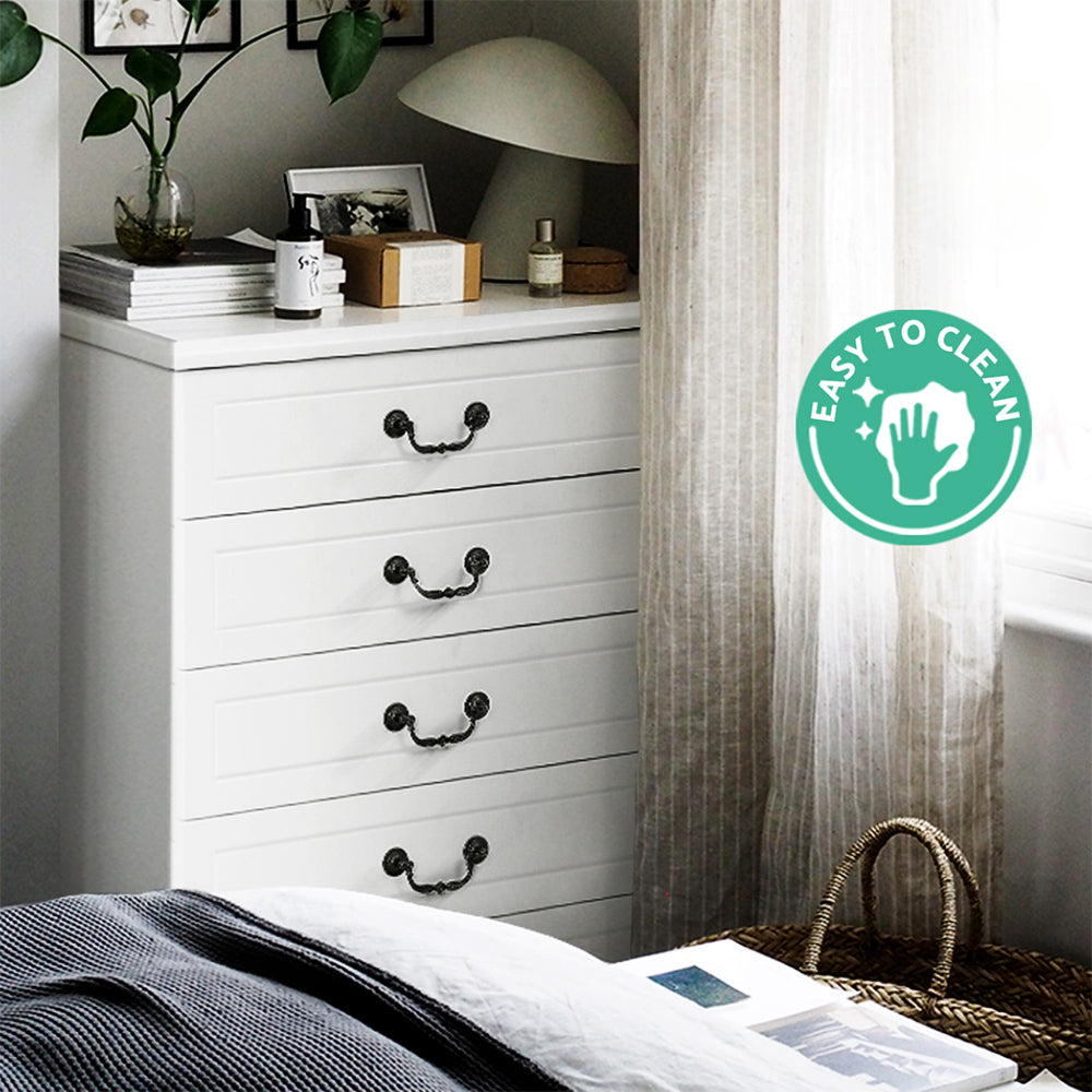 Chest of Drawers Tallboy Dresser Table Bedside Storage Cabinet Bedroom