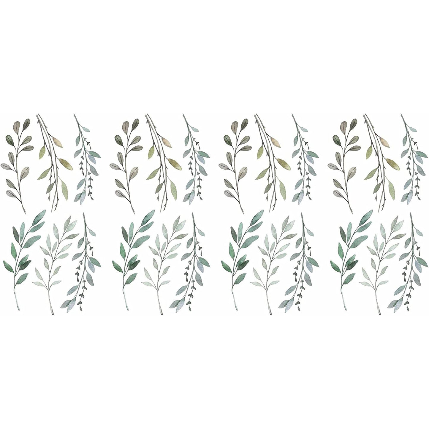 Rustic Country Leaves Peel and Stick Wall Decals