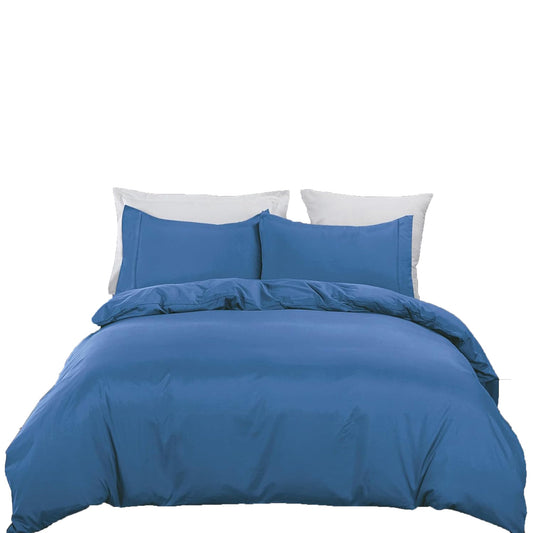 2000TC Ultra Soft Microfiber Zipper Closure Quilt Cover Set - Ocean