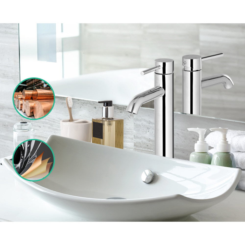 Basin Mixer Tap - Silver