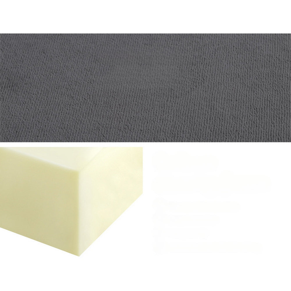 Bedding Folding Foam Portable Polyester Mattress - Grey