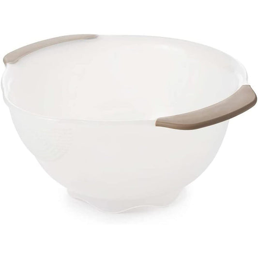 Rice and Grain Washing Colander - White