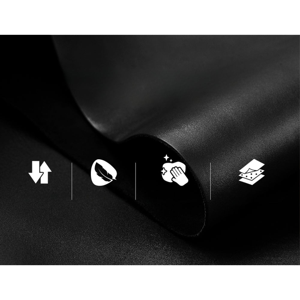 Recliner Chair Armchair Luxury Single Lounge Sofa Couch Leather Black