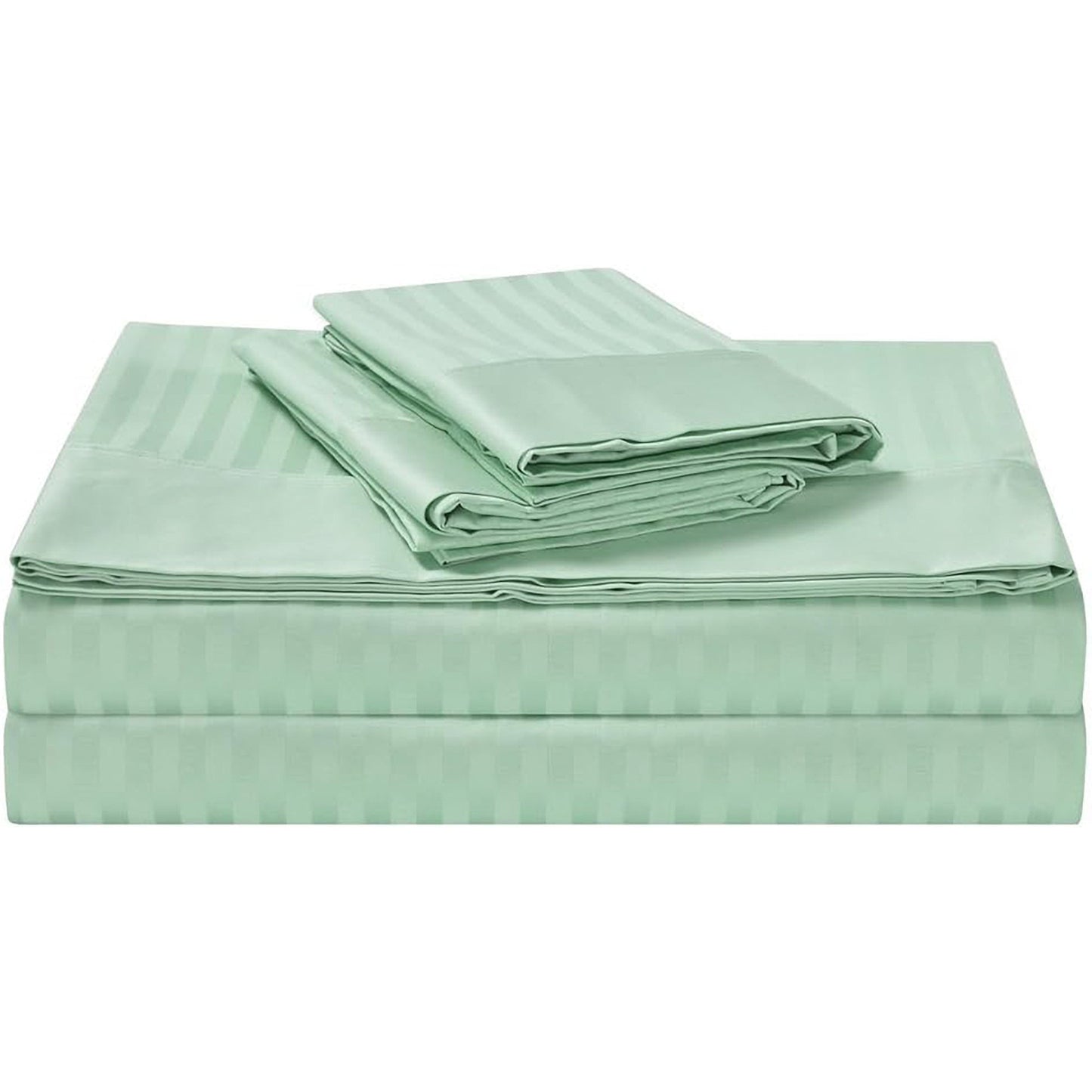 1200TC Egyptian Cotton Luxury Deep Pocket Bed Sheet Set - Cloud Stripe