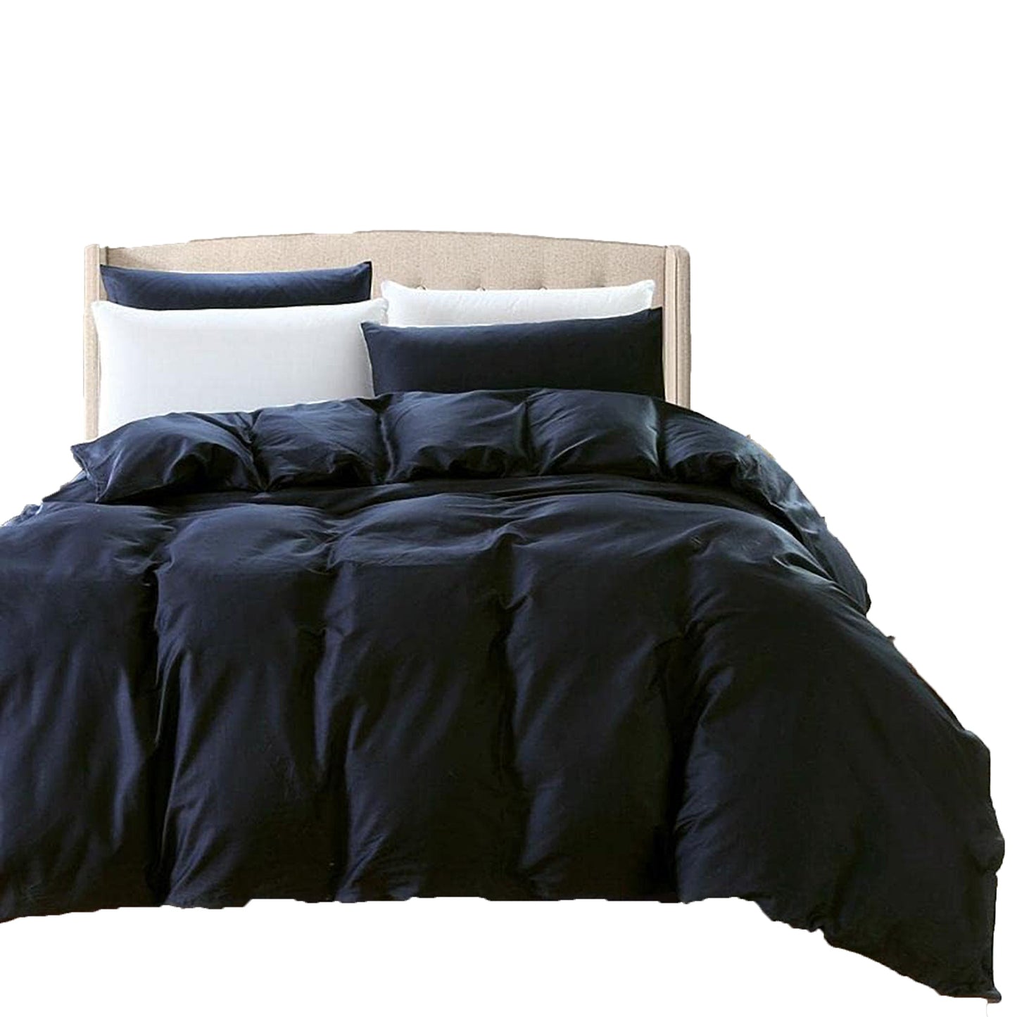 2000 TC Premium Ultra Soft Microfibre Quilt Cover Set - Black