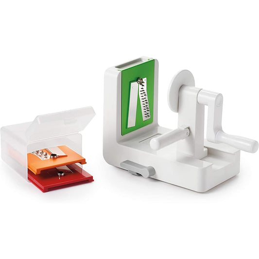 Stainless Steel Blade Tabletop Spiralizer One Size - White