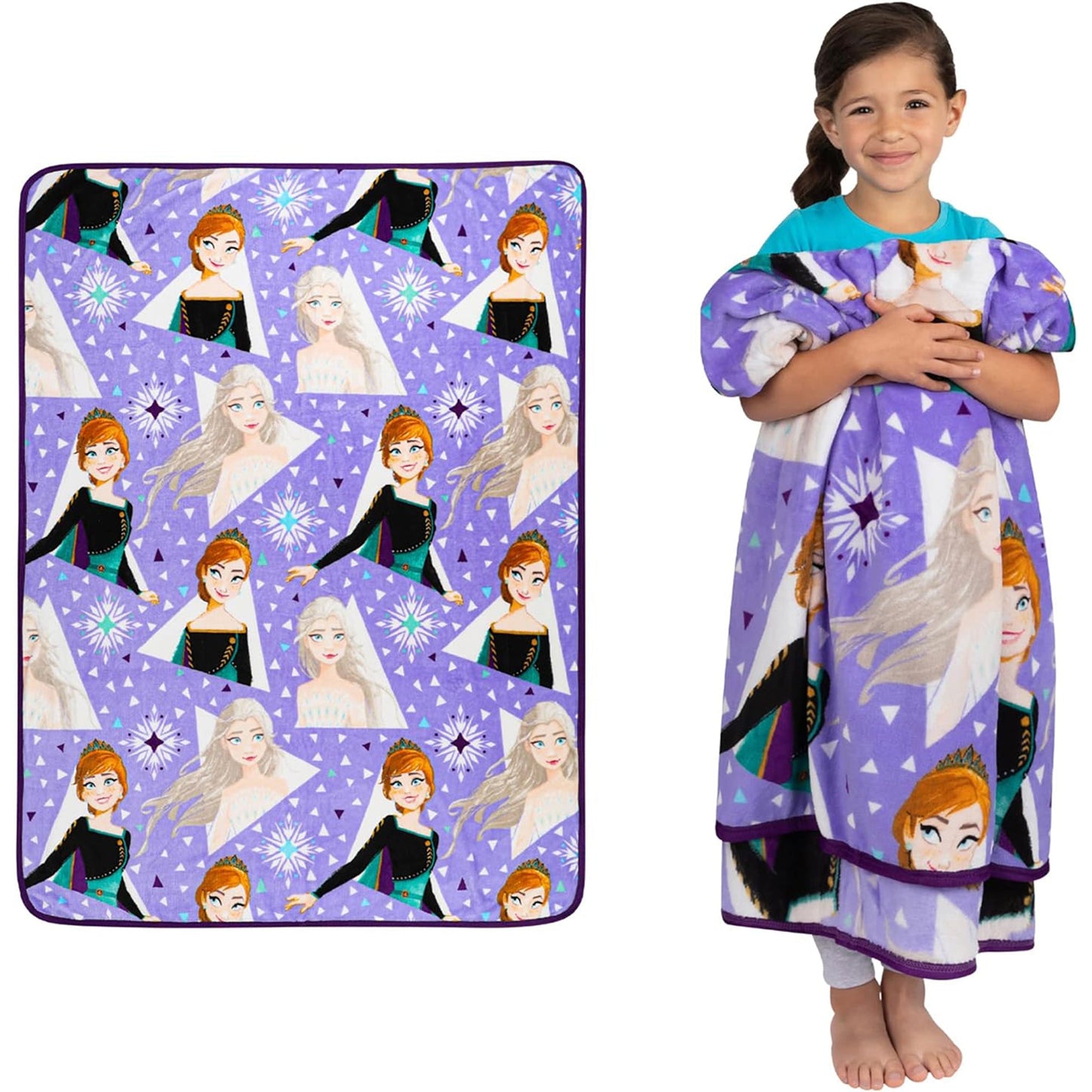 Bedding Super Soft Plush Throw Blanket - Disney Frozen 2