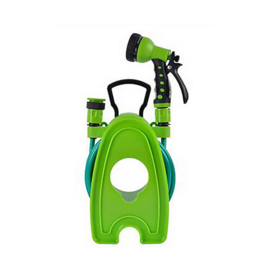Set of 5 10m Mini Hose Reel with 7-Function Spray Gun Wall Mountable