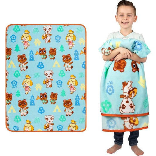 Bedding Super Soft Plush Throw Blanket - Animal Crossing