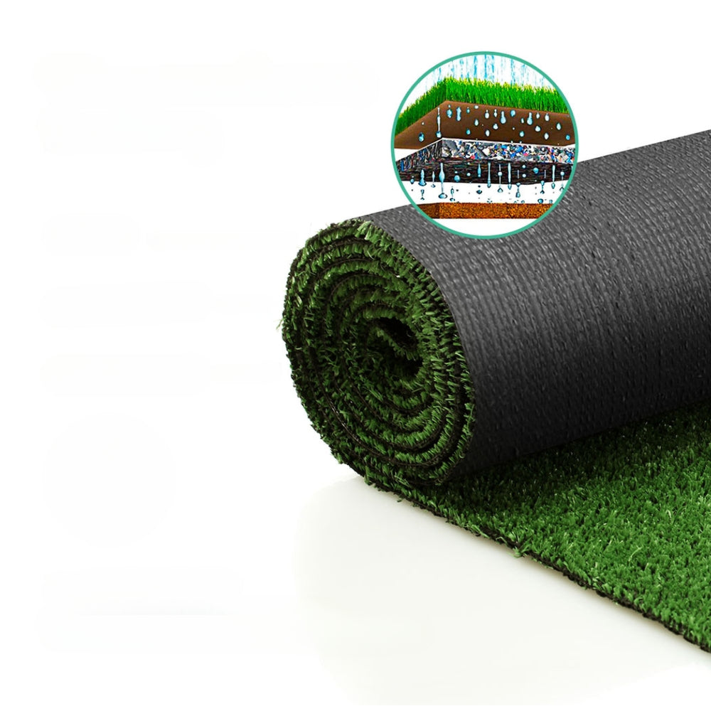 2x10m Artificial Grass Synthetic Fake 20SQM Turf Lawn 17mm Tape