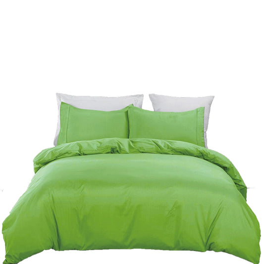 2000 TC Premium Microfibre Doona Cover Ultra Soft Quilt Cover Set - Green