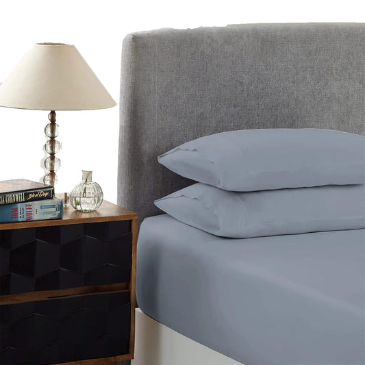 1500TC Cotton Blend Breathable Luxurious Ultra Soft Bed Sheet Set - Indigo